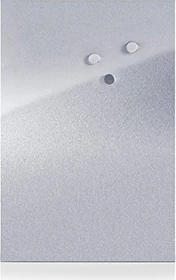 Zeller Edelstahl-Board, magnetisch, silber, 60x40cm