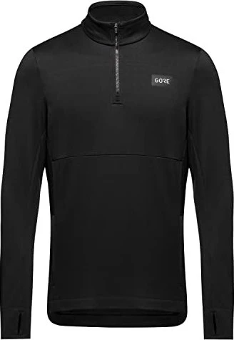 Gore Wear Everyday Thermo 1/4-Zip Trikot langarm schwarz (Herren)