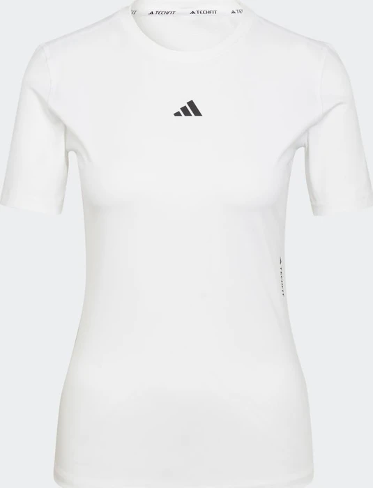 adidas Techfit Training Kompressionsshirt kurzarm weiß/schwarz (Damen)