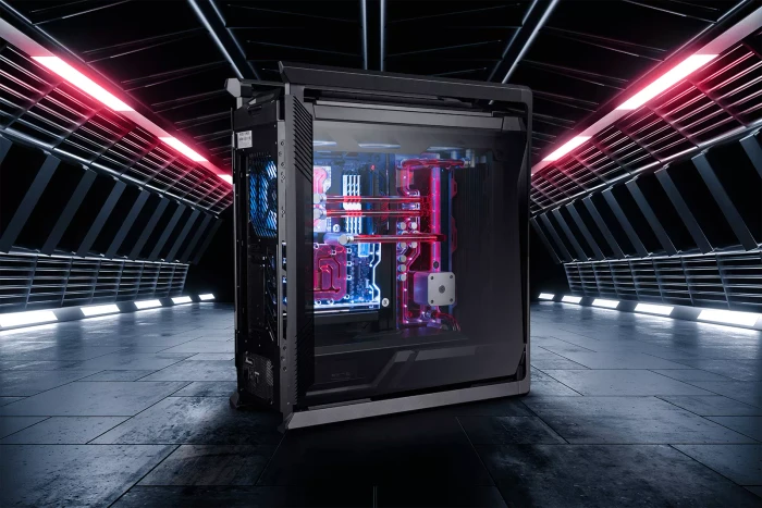EK Water Blocks Quantum Line EK-Quantum Reflection² ROG Hyperion D5 PWM D-RGB, Verteilerplatte mit Pumpe, Acryl