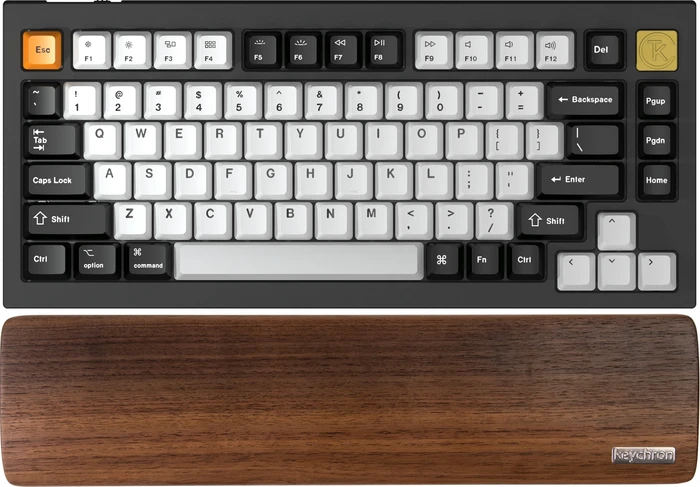 Keychron PR11 Wooden Palm Rest für Keychron Q1, Q2, Q1 Pro, Q2 Pro, V2, Handballenauflage (Tastatur), braun