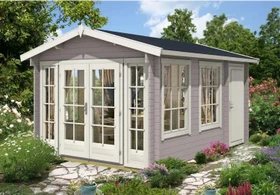 Alpholz Gartenhaus Kim-40 340x460cm natur