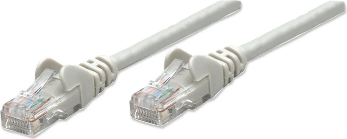 Intellinet Patchkabel, Cat5e, U/UTP, RJ-45/RJ-45, 0.5m, grau