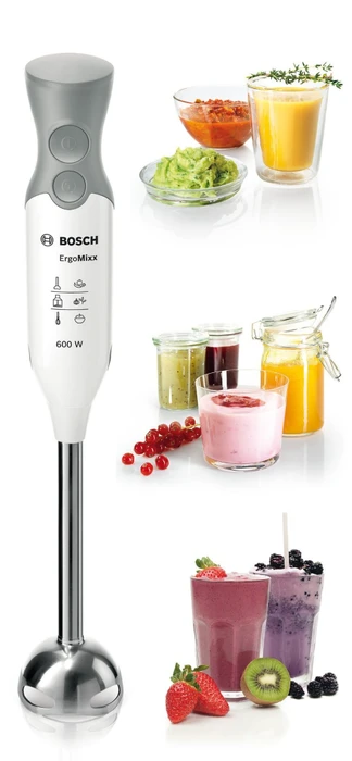 Bosch MSM66110 StartLine Stabmixer weiß/telegrau