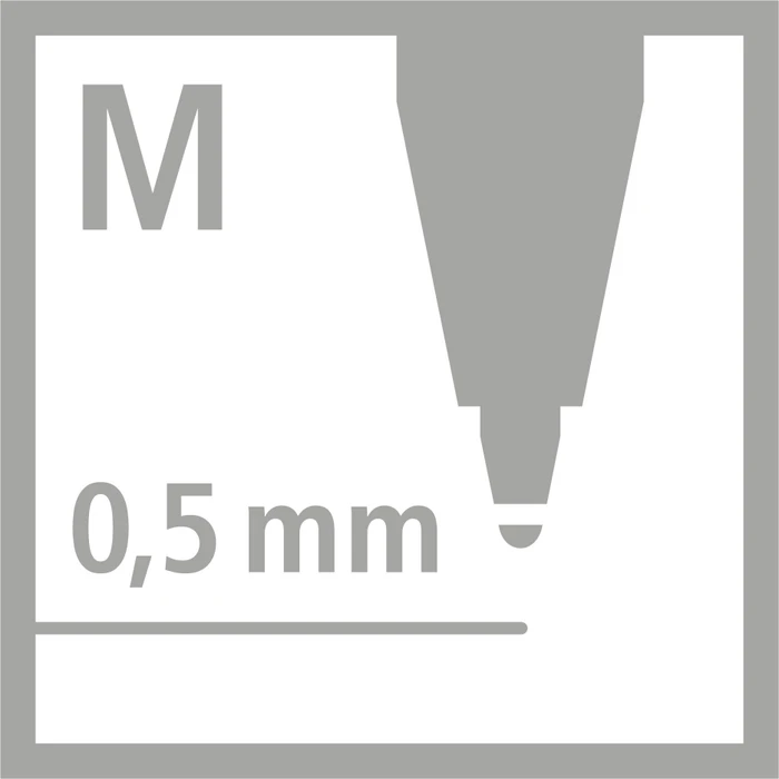STABILO pointball Refill Großraummine G2 0.5mm schwarz, 2er-Pack