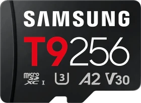 Samsung T9 R200/W130 256GB, UHS-I U3, A2, Class 10