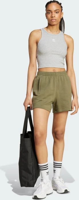 adidas Essentials French Terry Shorts olive strata (Damen)