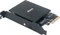 Akasa M.2 PCIe and M.2 SATA SSD adapter card with RGB LED light and heatsink Vorschaubild