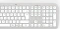 Hama WK-550 Multi-Device-Tastatur, grau/weiß, USB/Bluetooth, DE Vorschaubild