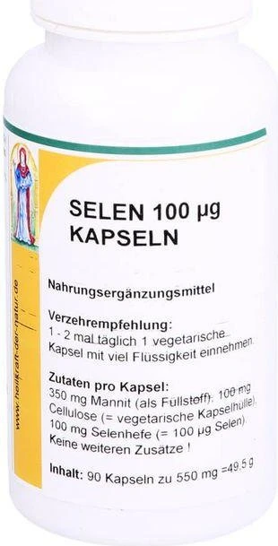 Reinhildis-Apotheke Selen 100µg Kapseln, 90 Stück
