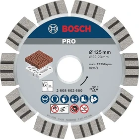 Bosch Professional Best for Abrasive Diamanttrennscheibe, 125x2.2x22.23mm, 1 Stück