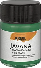 Kreul Javana Stoffmalfarbe für helle Stoffe, dunkelgrün, 50ml