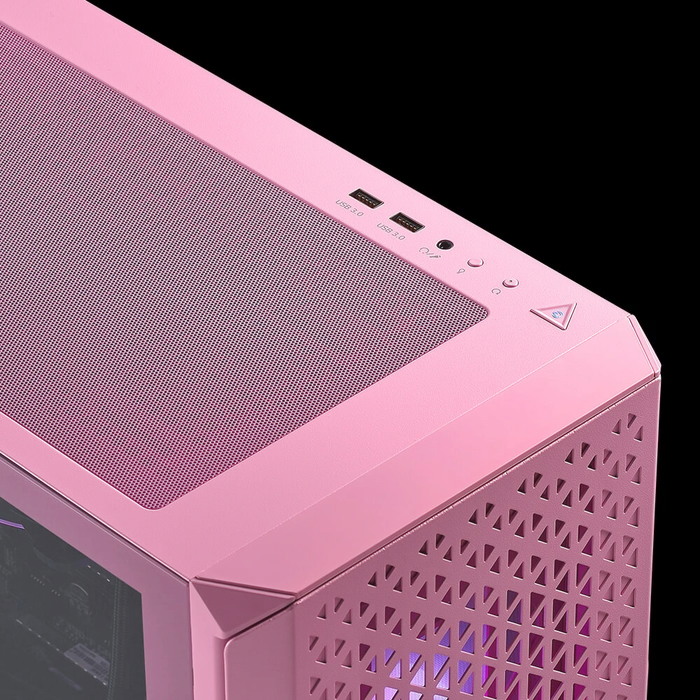 ADATA XPG Starker Air Pink, rosa, Glasfenster
