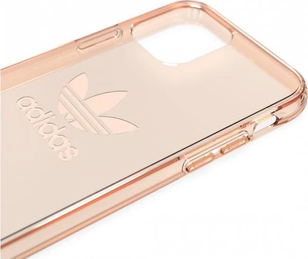 adidas Protective Clear Case Big Logo für Apple iPhone 11 Pro rosegold