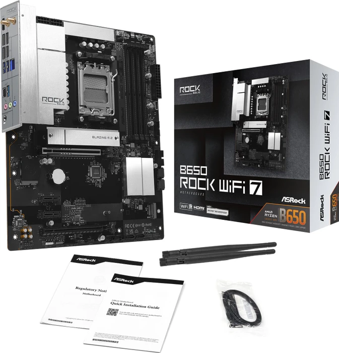 ASRock B650 Rock WiFi 7 (AMD AM5)