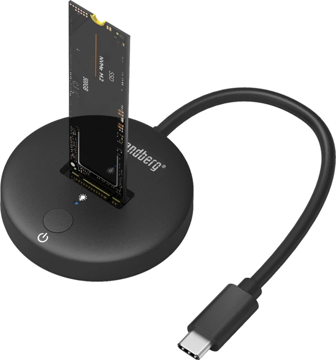 Sandberg USB Dock for M.2+NVMe SSD, USB-C 3.1