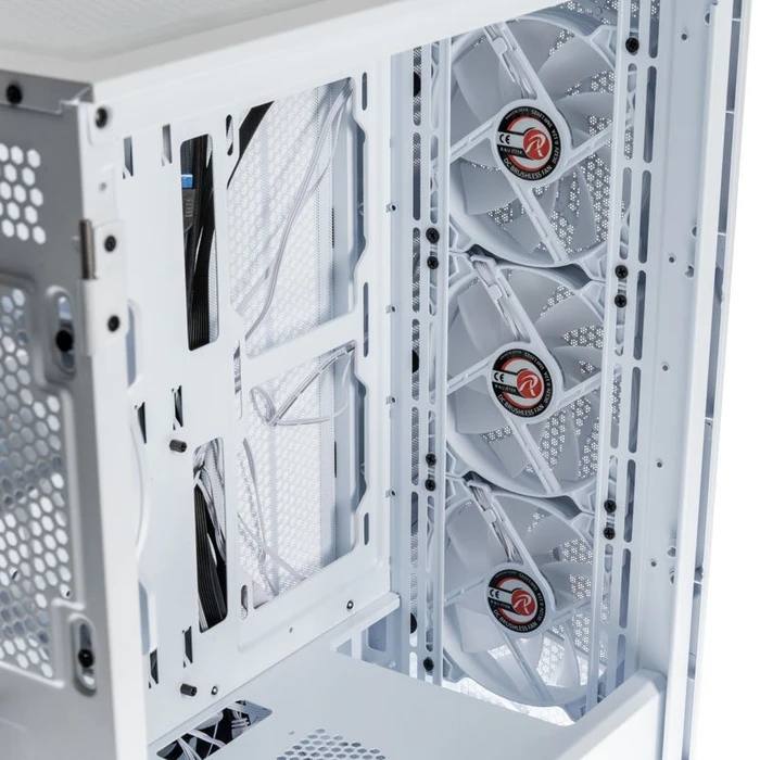 Raijintek Ponos Ultra White MS4, weiß, Glasfenster
