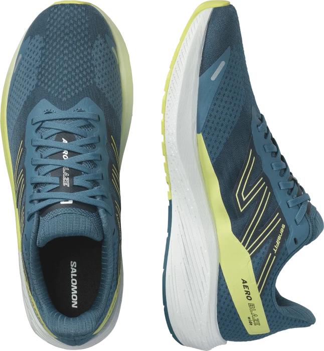 Salomon Aero Blaze blue ashes/sunny lime/dark sapphire (Herren)