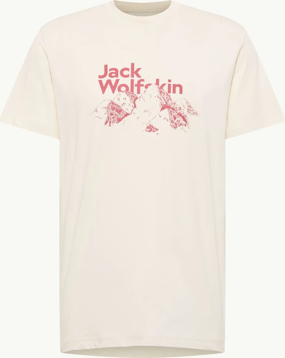 Jack Wolfskin Bergblick T-Shirt kurzarm panna cotta (Herren)