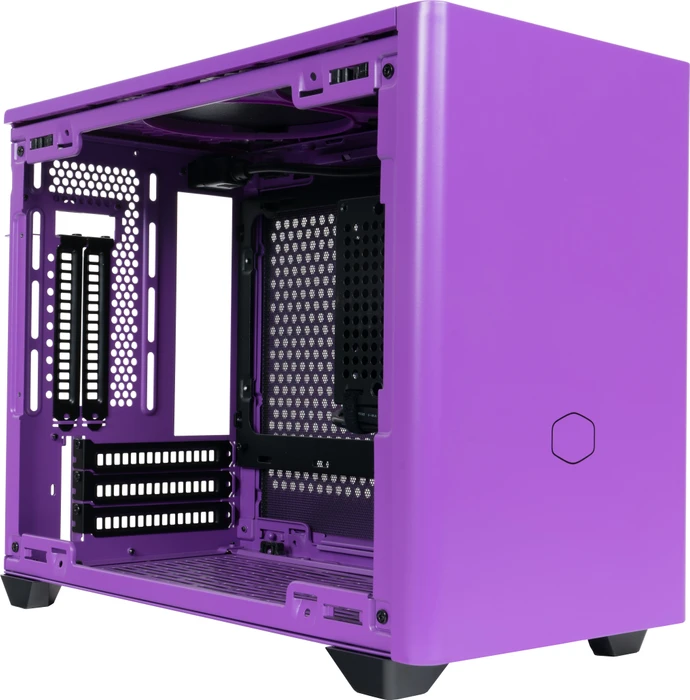 Cooler Master MasterBox NR200P Color Edition Nightshade Purple, Glasfenster, Mini-ITX