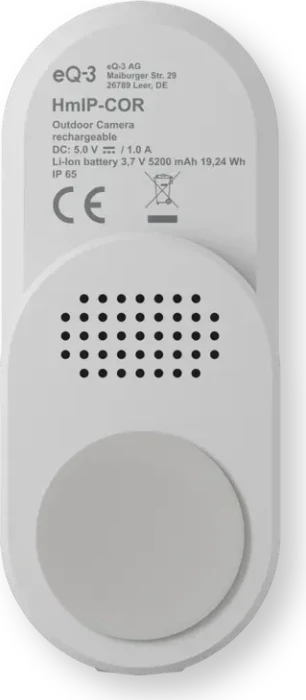 eQ-3 Homematic IP Akku-Außenkamera weiß
