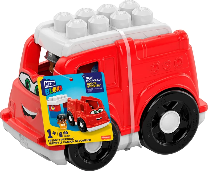 Mattel Mega Bloks Fisher-Price First Builders Freddy das Feuerwehrauto