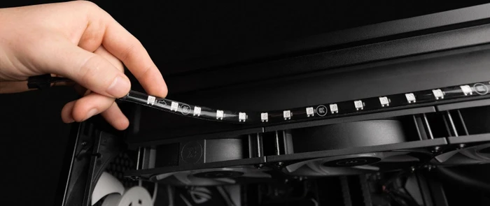 EK Water Blocks EK-Loop D-RGB LED Magnetic Strip, ARGB beleuchtet, 60cm, schwarz