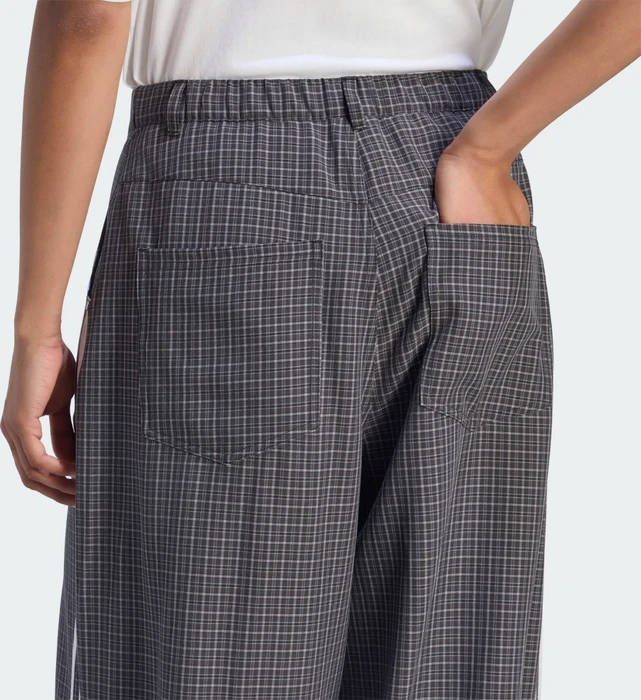 adidas Checks Hose lang black/grey three/utility black (Damen)