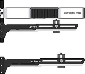 upHere Gaming G276, schwarz/weiß, Grafikkarten-Halterung 1-fach