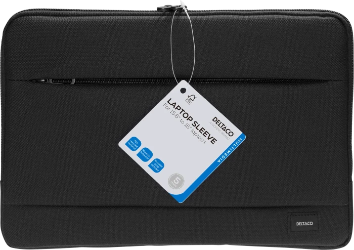 Deltaco Laptop Sleeve 15.6-16", schwarz