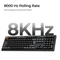 Keychron V6 Ultra 8K Wireless, schwarz, LEDs RGB, hot-swap, Keychron Silk POM RED, USB/Bluetooth, DE Vorschaubild