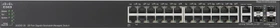 Cisco SG500 Rackmount Gigabit Managed Stacking Switch, 24x RJ-45, 2x RJ-45/SFP (SG500-28-K9-G5)
