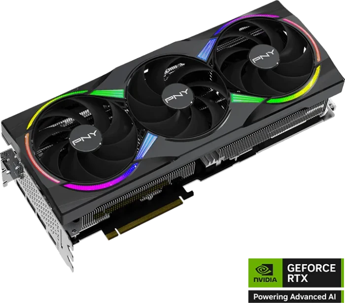 PNY GeForce RTX 5090 ARGB Epic-X RGB Overclocked Triple Fan, 32GB GDDR7, HDMI, 3x DP