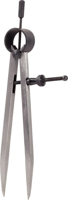 KS Tools Feder-Spitzzirkel Präzisionszirkel, silber