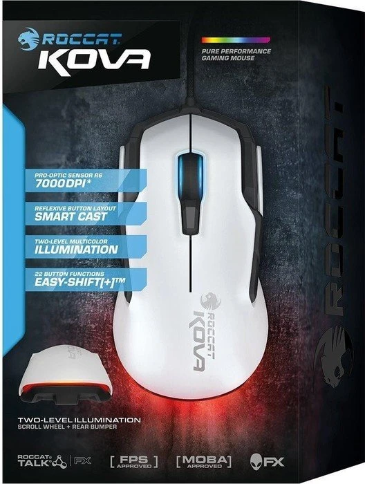 Roccat Kova Pure Performance weiß, USB