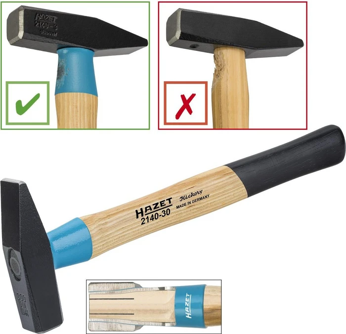 Hazet 2140-50 BluGuard Schlosserhammer, 32cm