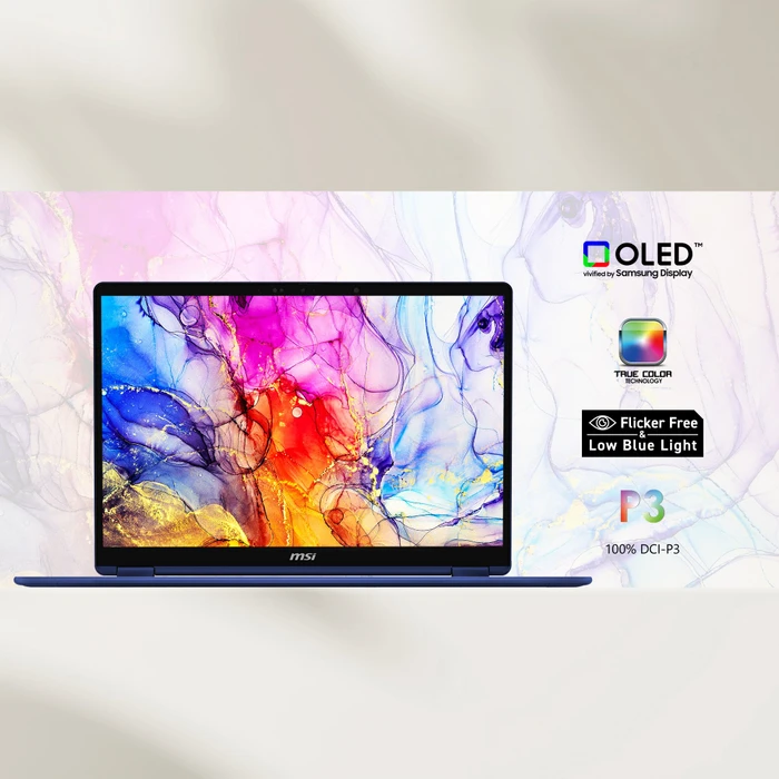 MSI Prestige 14 Flip AI+ The Starry Night-270N, Star Blue, Core Ultra X9 378H, 32GB RAM, 1TB SSD, DE, Vincent van Gogh Edition