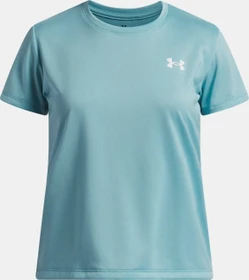 Under Armour Tech Funktionsshirt kurzarm blue haze/white (Junior)
