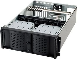 Fantec TCG-4880X07-1, schwarz, 4HE