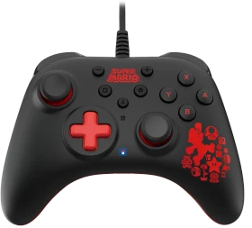 Hori Horipad Turbo Controller Super Mario Edition schwarz/rot (Switch)