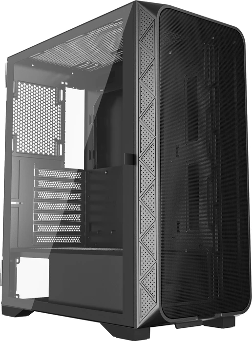 Gembird Fornax M200 Black, Glasfenster
