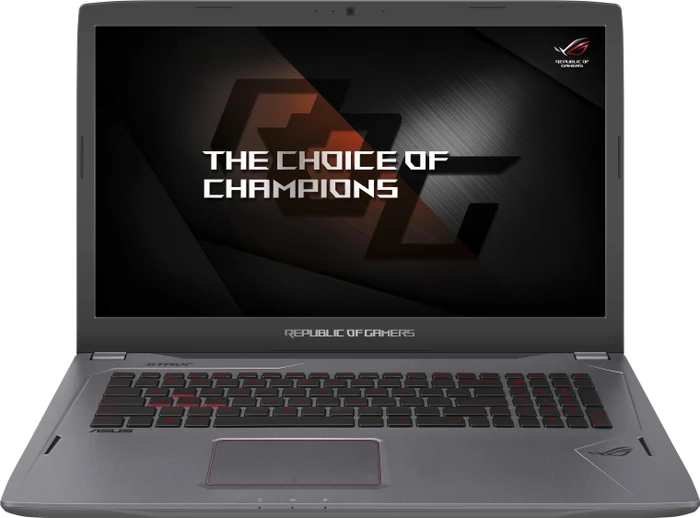 ASUS ROG Strix schwarz GL702VM-BA414, schwarz/grau, Core i7-7700HQ, 8GB RAM, 1TB HDD, GeForce GTX 1060, DE