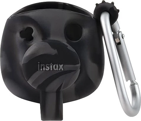 Fujifilm Instax PAL Silikontasche mit Karabinerhaken schwarz
