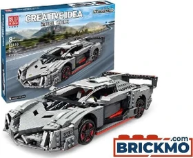 Mould King Grauer Sportwagen Veneno
