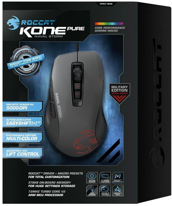 Roccat Kone Pure Military - Naval Storm, USB