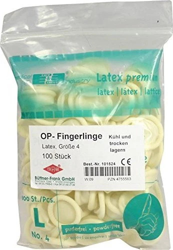 Büttner-Frank Nr.4 Fingerlinge L, 100 Stück