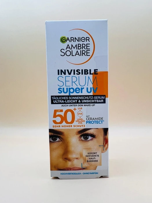 Garnier Ambre Solaire Super UV Invisible Fluid LSF50+, 30ml