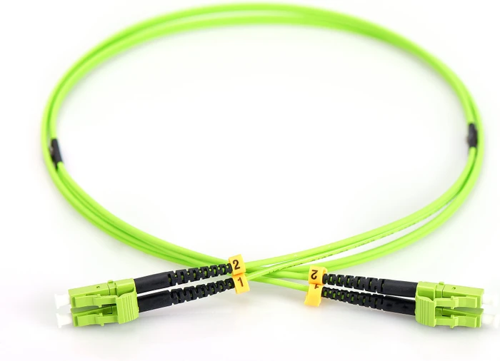 Digitus LWL Duplex Kabel, OM5, 2x LC Stecker/2x LC Stecker, 1m, grün