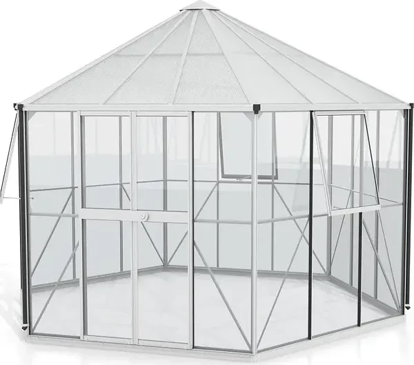 Vitavia Juno 9000 ESG/HKP Gewächshaus alu