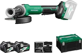 Hikoki G3615DVFWQZ Akku-Winkelschleifer inkl. Koffer + 2 Akkus 2.5/5.0Ah